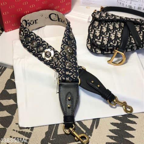 dior strap second hand|Dior strap for saddle bag.